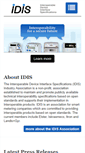 Mobile Screenshot of idis-association.com